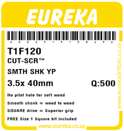 T1F120 - Cut Screw -T1F120_Label_T